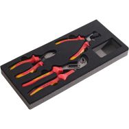 Module mousse 1/3 de 3 pinces isolées 1000 volts