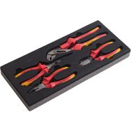Module mousse 1/3 de 4 pinces isolées 1000 volts