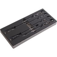 Module mousse 1/3 de 6 tournevis à frapper - Acétate - FE PZ
