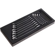 Module mousse 1/3 de 9 cles mixtes contre-coudées 8-19 mm