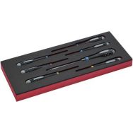 Module tournevis vis fente/Phillips/Pozidriv/6 pans 7 pièces