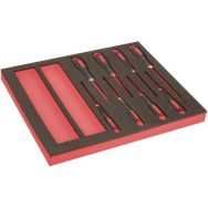 Module tournevis vis fente/Phillips/Pozidriv isolé 8 pièces