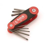 Monture 8 clés mâles torx percées crv