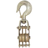 Moufle pour palan à corde - Avec corde