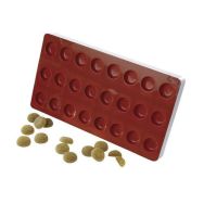 Moule flexible 24 empreinte pâte de fruit palet rond