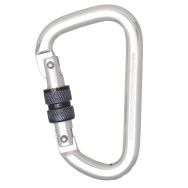 Mousqueton aluminium verrouillage à vis - Kratos Safety