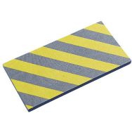 Mousse protège portière universelle - Jaune et noir - 50 cm