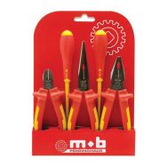 Multi pack électricien (3 pinces + 2 tournevis