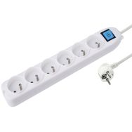 Multiprise 230V 6 prises avec interrupteur NF