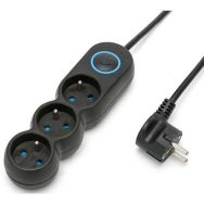 Multiprise type français, 3x16A, 1,5m H05VV-F3G1.0MM2 NF