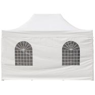 Mur fenêtre 4m pour tente parapluie Galo - blanc