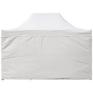 Mur plein 4m pour tente parapluie Galo - blanc