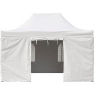 Mur porte 4m pour tente parapluie Galo- blanc