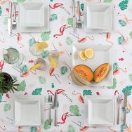 Nappe toile ciree ronde manhattan sudsee 150cm
