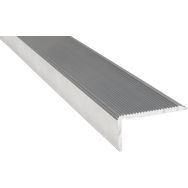 Nez de marche cornière strié Proople - 1,5m - Aluminium - Wattelez