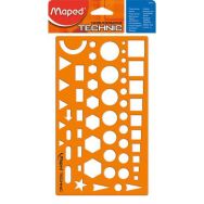 Normographe Technic MAPED : trace-formes