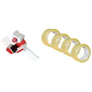 OS: 36 rouleaux adhésifs Hot Melt + 1 dévidoir - Transparent