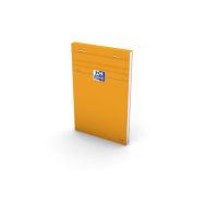 OXFORD Bloc-Notes Orange 11x17cm Petits Carreaux 5mm 80 Feuilles Agrafées Couverture Carte Enduite Orange