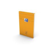 OXFORD Bloc-Notes Orange 11x17cm Réglure Message 80 Feuilles Agrafées Couverture Carte Enduite Orange