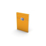 OXFORD Bloc-Notes Orange A6 Petits Carreaux 5mm 80 Feuilles Agrafées Couverture Carte Enduite Orange