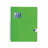 OXFORD Cahier Color Life 17x22cm Grands Carreaux Seyès 180 Pages Reliure Intégrale Couverture Carte Coloris Assortis
