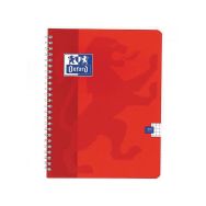 OXFORD Cahier Color Life 17x22cm Petits Carreaux 5mm 100 Pages Reliure Intégrale Couverture Carte Coloris Assortis