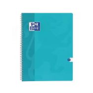 OXFORD Cahier Color Life 24x32cm Petits Carreaux 5mm 180 Pages Reliure Intégrale Couverture Carte Coloris Assortis