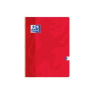 OXFORD Cahier Color Life 24x32cm Petits Carreaux 5mm Margés 140 Pages Agrafées Couverture Carte Coloris Assortis