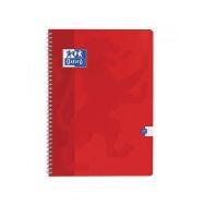 OXFORD Cahier Color Life A4 Petits Carreaux 5mm 100 Pages Reliure Intégrale Couverture Carte Coloris Assortis