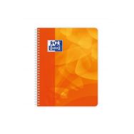OXFORD Cahier Lagoon 17x22cm Grands Carreaux Seyès 160 Pages Reliure Intégrale Couverture Polypro Coloris Assortis