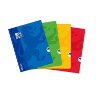 OXFORD Cahier OpenFlex 24x32cm Grands Carreaux Seyès 192 Pages Brochées Couverture Polypro Coloris Assortis