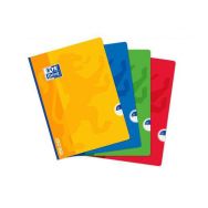 OXFORD Cahier OpenFlex A4 Grands Carreaux Seyès 192 Pages Brochées Couverture Polypro Coloris Assortis