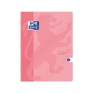 OXFORD Cahier Touch' 24x32cm Grands Carreaux Seyès 96 Pages Agrafées Couverture Carte Coloris Assorti
