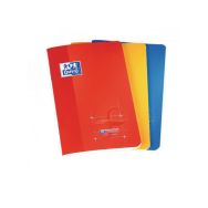 OXFORD Carnet Infinium 9x14cm Petits Carreaux 5mm 96 Pages Agrafées Couverture Synthétique Coloris Assortis