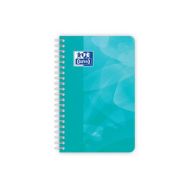 OXFORD Carnet Lagoon 11x17cm Petits Carreaux 5mm 180 Pages Reliure Intégrale Couverture Polypro Coloris Assortis