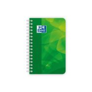 OXFORD Carnet Lagoon 9x14cm Petits Carreaux 5mm 180 Pages Reliure Intégrale Couverture Polypro Coloris Assortis