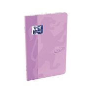 OXFORD Carnet Touch' 9x14cm Petits Carreaux 5mm 96 Pages Agrafées Couverture Carte Coloris Assorti
