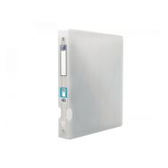 OXFORD Classeur Hawaï A4XL Dos 40mm 4 Anneaux Ronds Couverture Polypro Incolore
