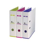 OXFORD Classeur à Levier My Colour A4XL Dos 80mm 2 Anneaux en D Couverture Carte Rembordée en Polypro Coloris Bicolores Assortis