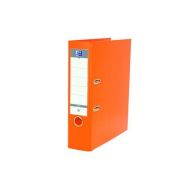 OXFORD Classeur à Levier Smart Pro+ A4XL Dos 80mm 2 Anneaux en D Couverture Polypro Rembordée Orange