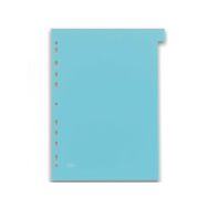 OXFORD Intercalaires Neutres Color Life A4 12 Positions Couverture Polypro 30/100ème Coloris Assortis