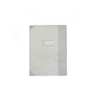 OXFORD Protège-Cahier Strong Line A4 avec Rabat Marque-Page PVC Translucide 15/100ème Incolore