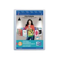 OXFORD Protège-Documents Polyvision A4 40 vues / 20 pochettes Couverture Polypro Incolore