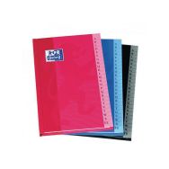 OXFORD Répertoire Color Life 11x17cm Petits Carreaux 5mm 192 Pages Brochées Couverture Carte Coloris Assortis