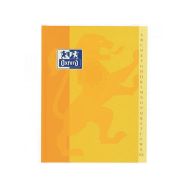 OXFORD Répertoire Color Life 17x22cm Petits Carreaux 5mm 192 Pages Brochées Couverture Carte Coloris Assortis