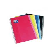 OXFORD Répertoire Color Life A4 Petits Carreaux 5mm 180 Pages Reliure Intégrale Couverture Carte Coloris Assortis