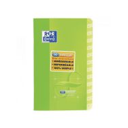 OXFORD Répertoire Infinium 11x17cm Petits Carreaux 5mm 96 Pages Agrafées Couverture Synthétique Coloris Assortis