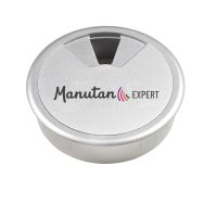 Obturateur passe-cable rond Ø 80 mm Aluminium - Manutan Expert
