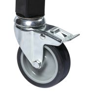 Option pour paillasse mobile 4 roulettes pivotantes à frein CLASS'