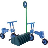 Parking à trottinettes et tricycles